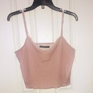 Abercrombie & Fitch Velvet Crop Tank